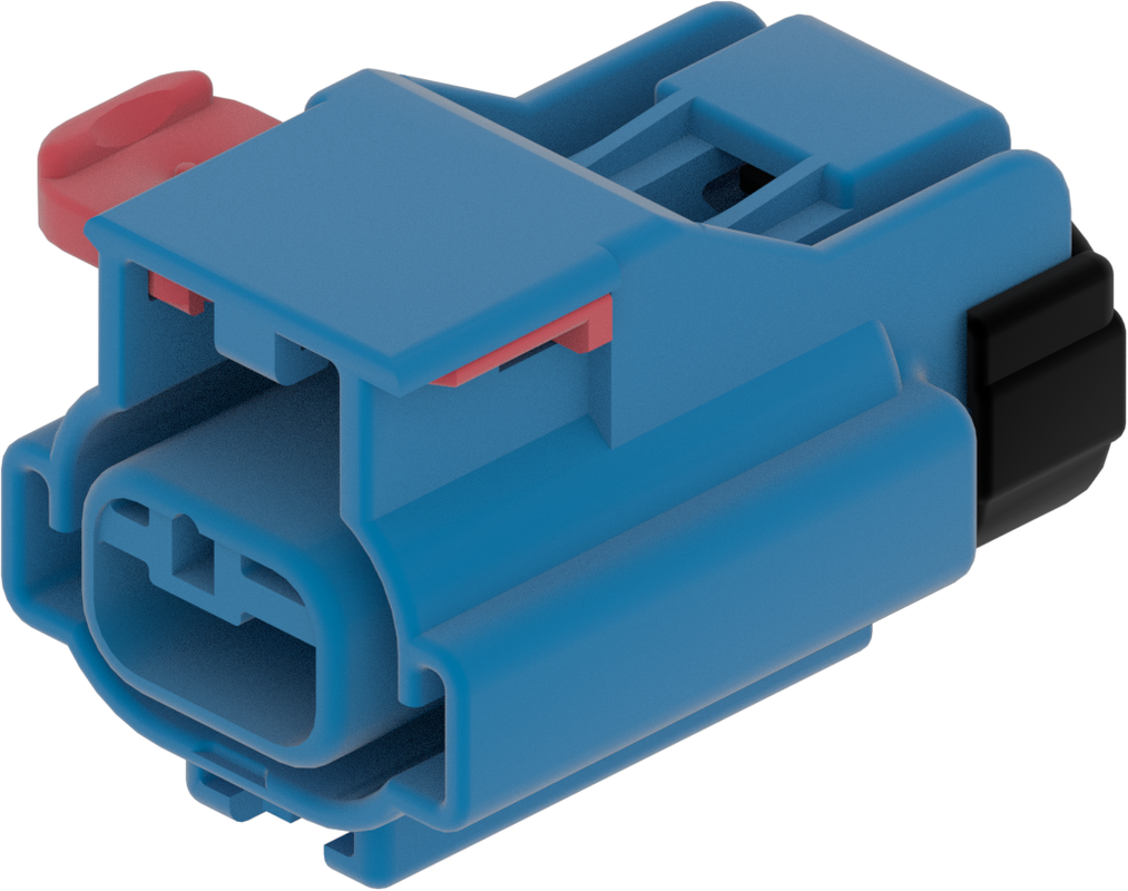 2 Way Female APEX 2.8 Sealed Connector Blue-Light