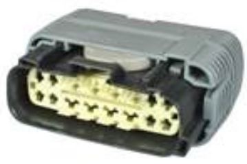 24 Way Female APEX Ergomate Connector Black