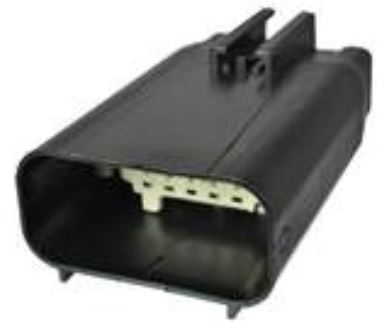 14 Way Male APEX Mixed Connector Black