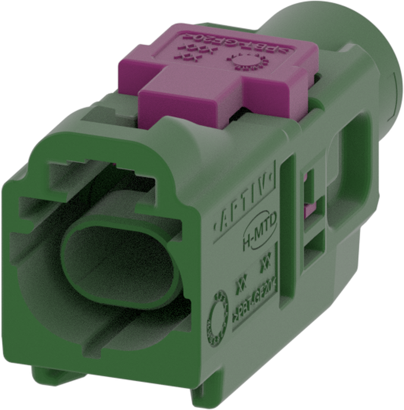 1 Port 1 Row Male H-MTD Green Code E