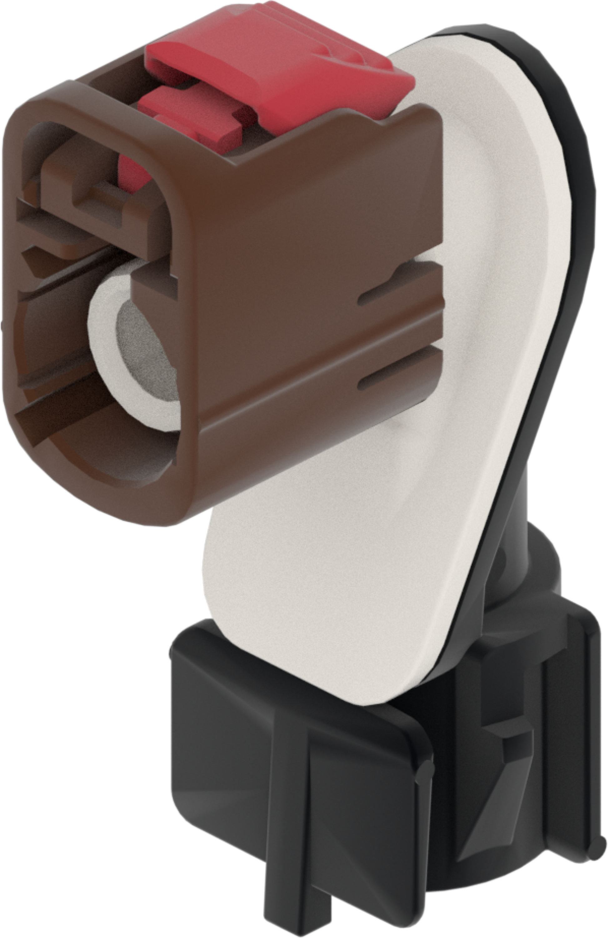 1 Port 1 Row Male Fakra Brown Code F