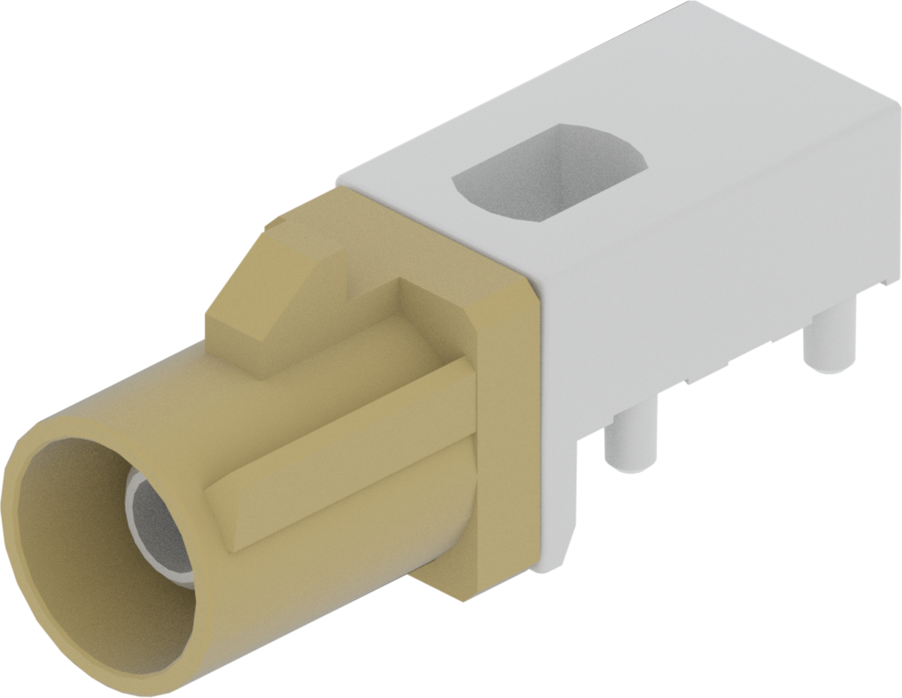 1 Port 1 Row Male Fakra Beige Code I