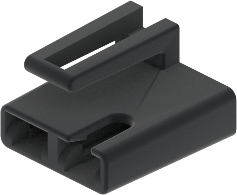 2 Way F 56 SERIES Unsealed Connector Black