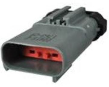 14 Way Male APEX 2.8 Sealed Connector Gray-Dark