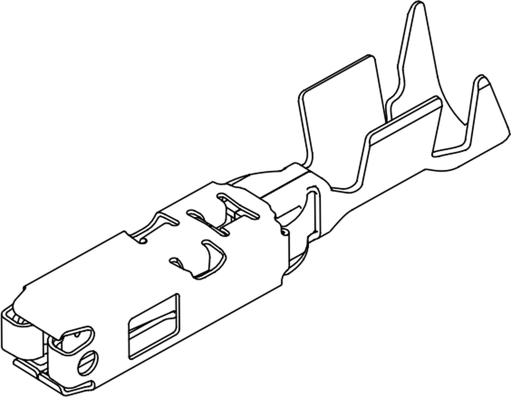 1.5 Female BTS Cavity Lock Matt Seal Terminal Cross Sec (0.35 - 0.5 mm²)