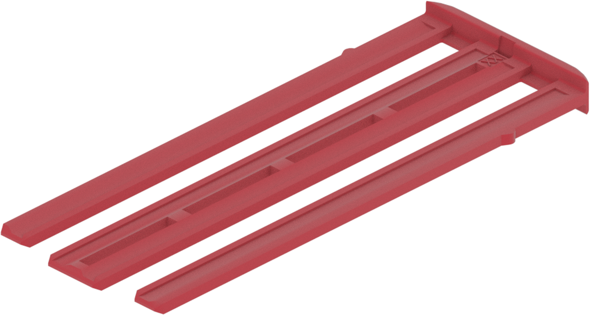 LOCK SECONDARY TPA/CLIP RED LT