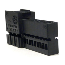 24 Way F 1.2 MLK 2.8 SLK Sealed Connector Black
