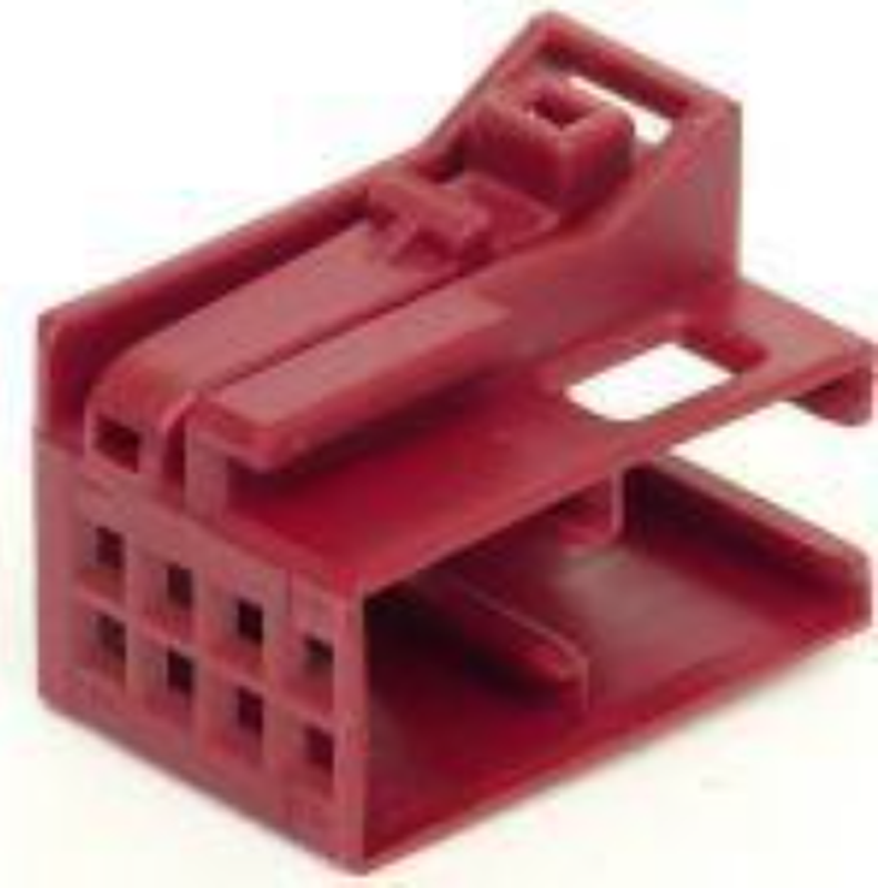8 Way F MTS 0.64 Unsealed Connector Violet