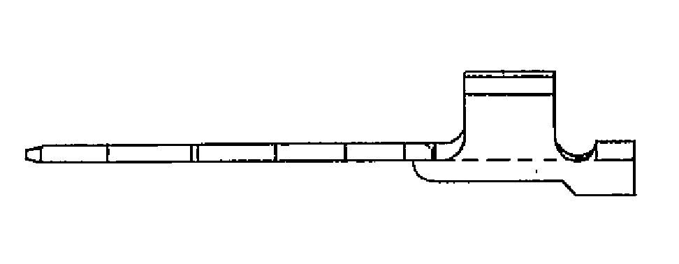 6.3 56 Series Male Locking Lance Unsealed Terminal Cross Sec (3 - 5 mm²)