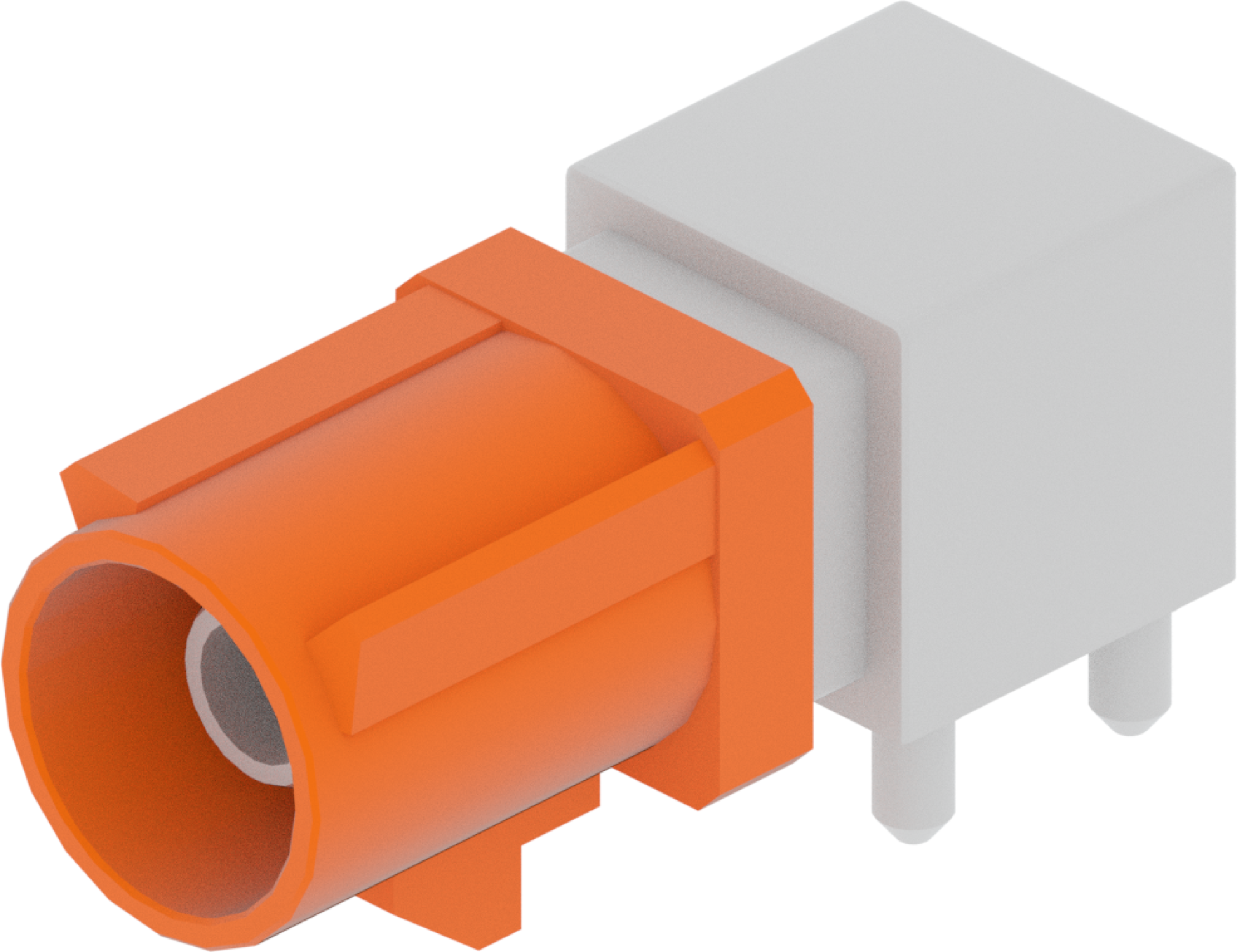 1 Port 1 Row Male Fakra Orange Light Code M