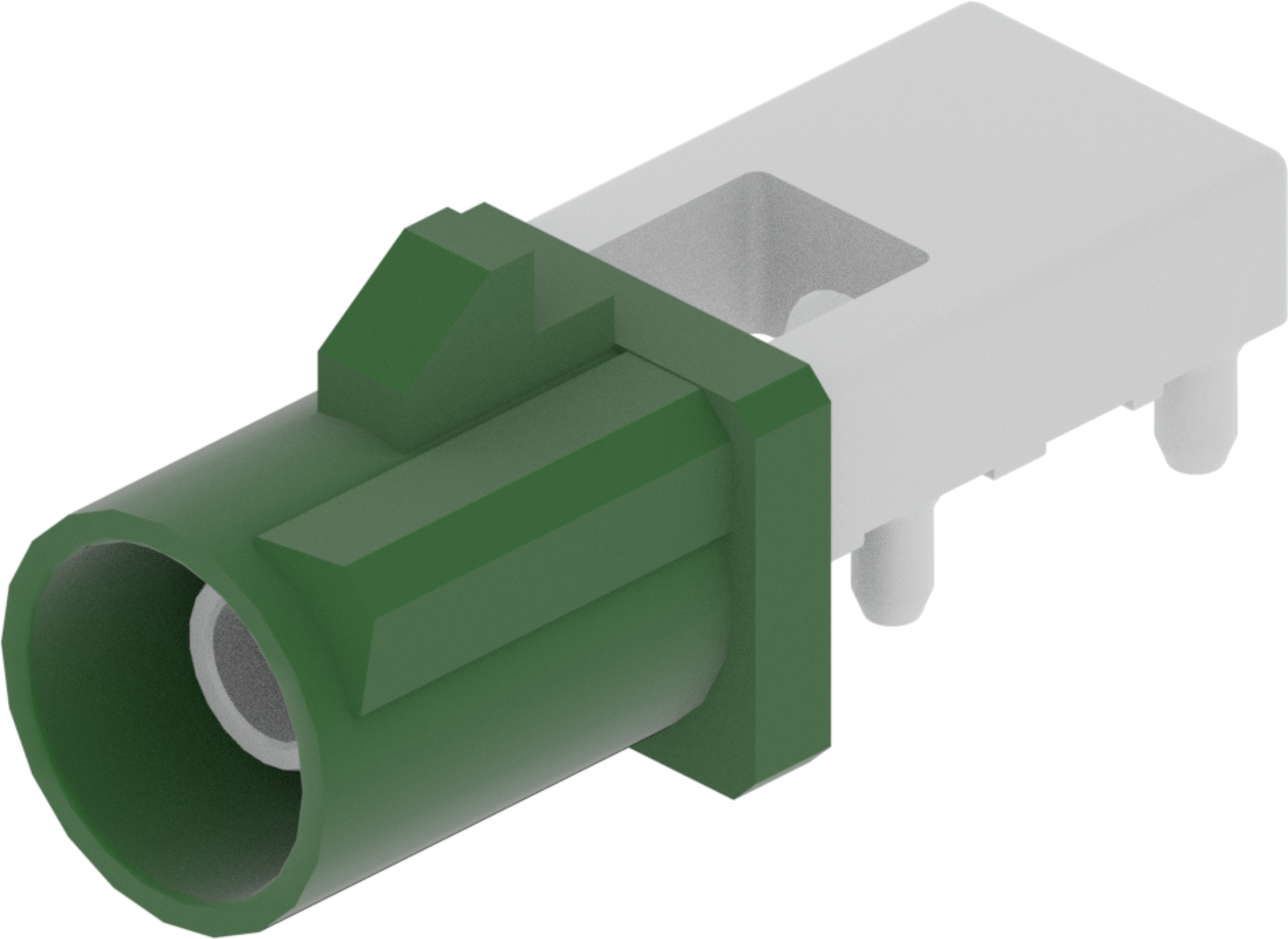 1 Port 1 Row Male Fakra Green Code E
