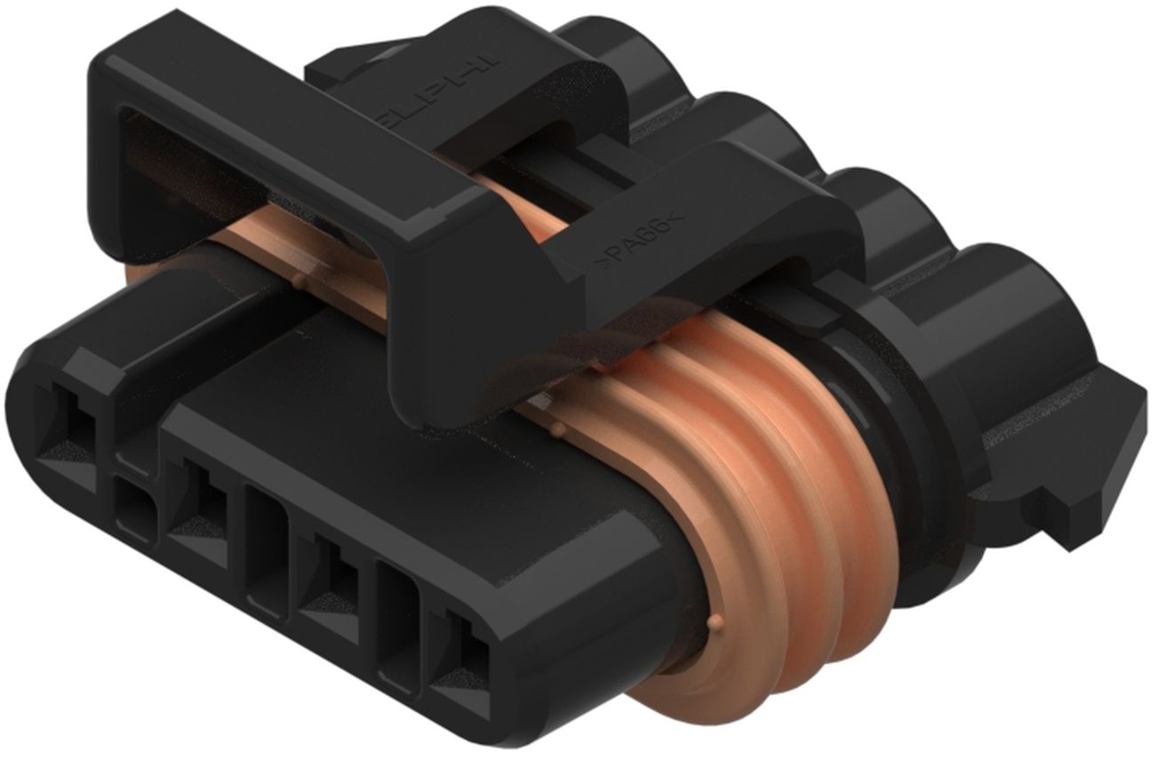 4 Way 1.5 MetriPack (M/P) 150 Sealed Connector Black