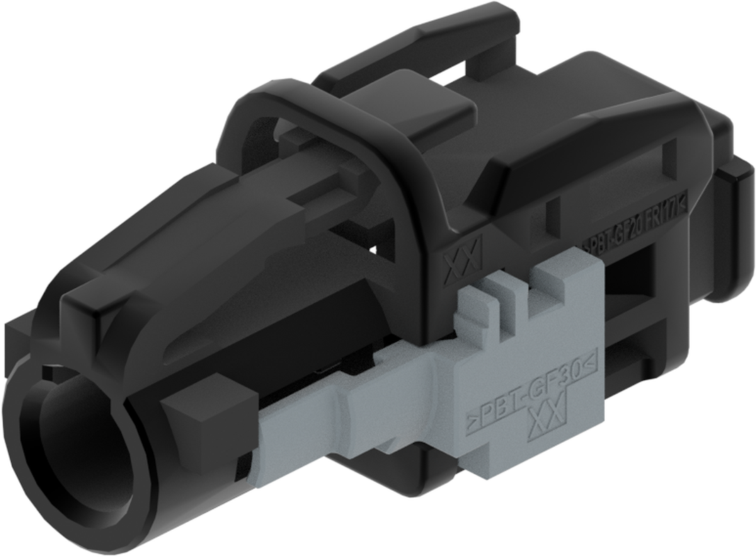 1 Port 1 Row MCA-B Female Mini Coax Black Code A