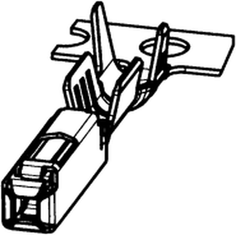 DUO-TWIN 0.64 Cavity Lock Unsealed Terminal Cross Sec (0.5 - 0.5 mm²)