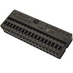 36 Way F Minitwin (MTS/DUO-TWIN) 0.64 Module Black