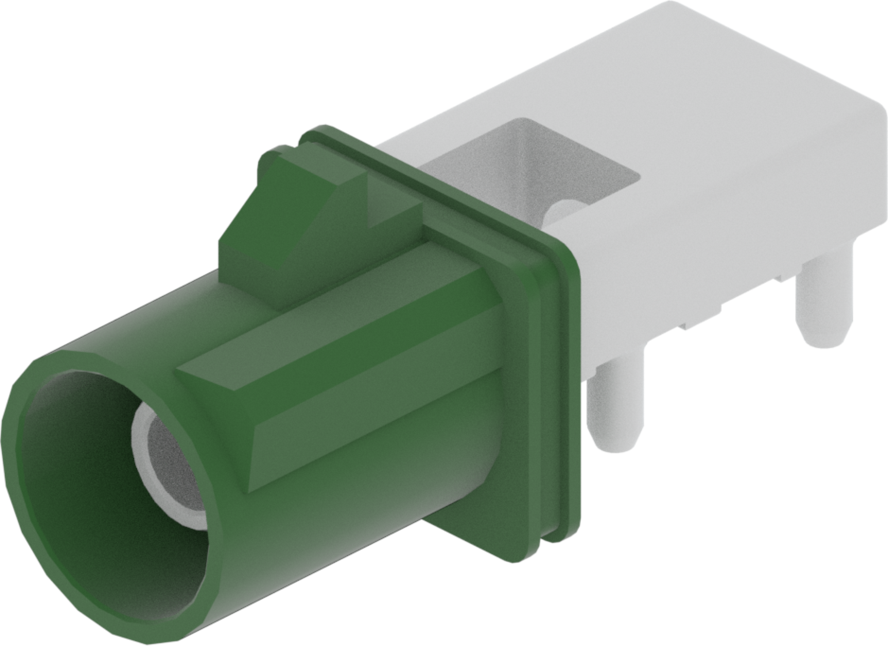 1 Port 1 Row Male Fakra Green Code E