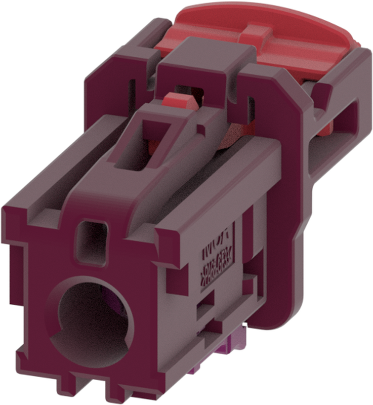 1 Port 1 Row MCA-A Female Mini Coax Claret Violet Code D