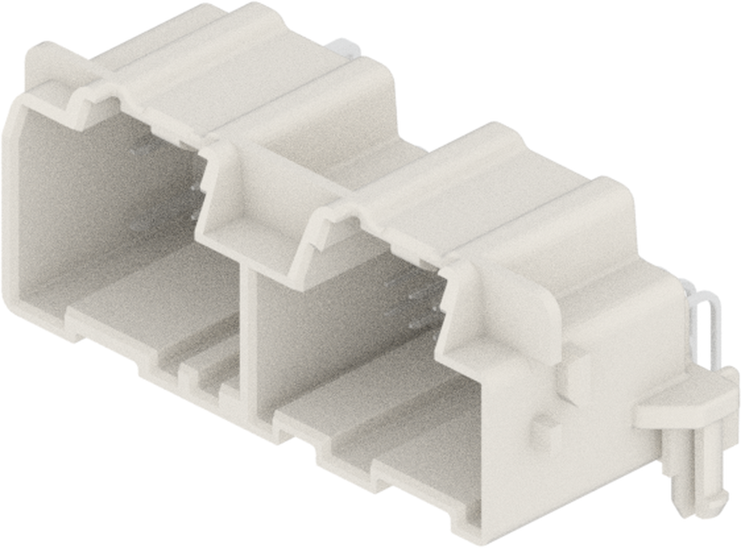 30 Way Male MIXED Unsealed Connector Natural