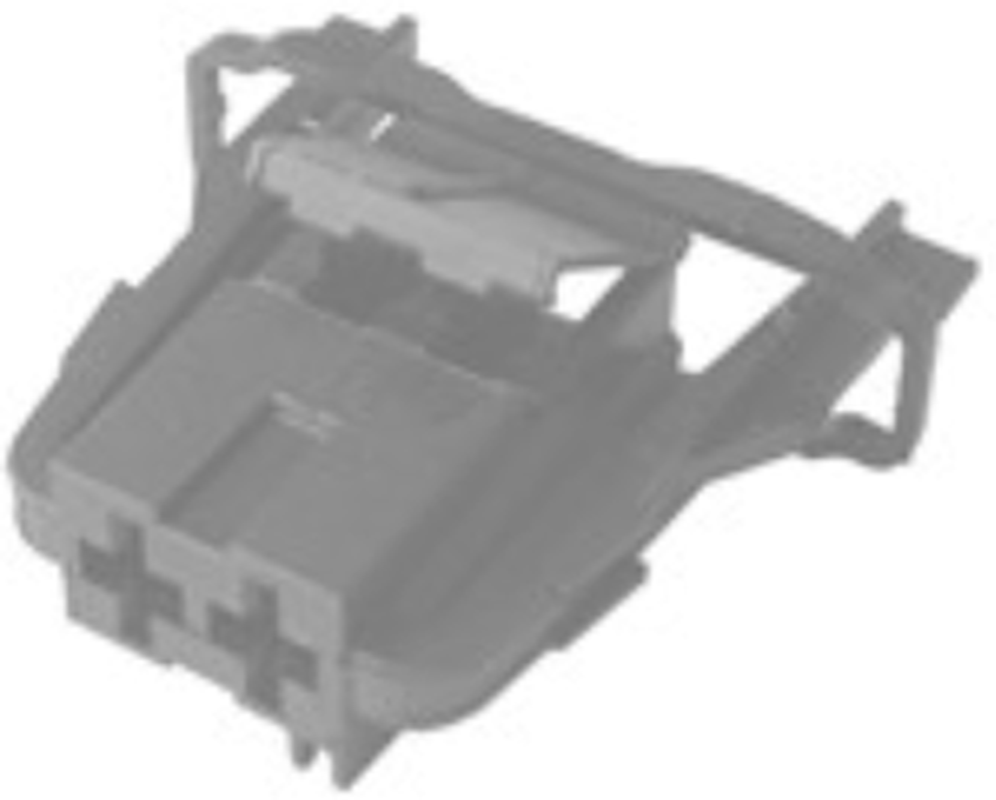 2 Way F TIMER 4.8 Unsealed Connector Gray