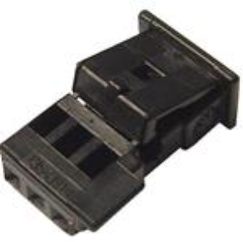 3 Way F MTS 0.64 Unsealed Connector Black