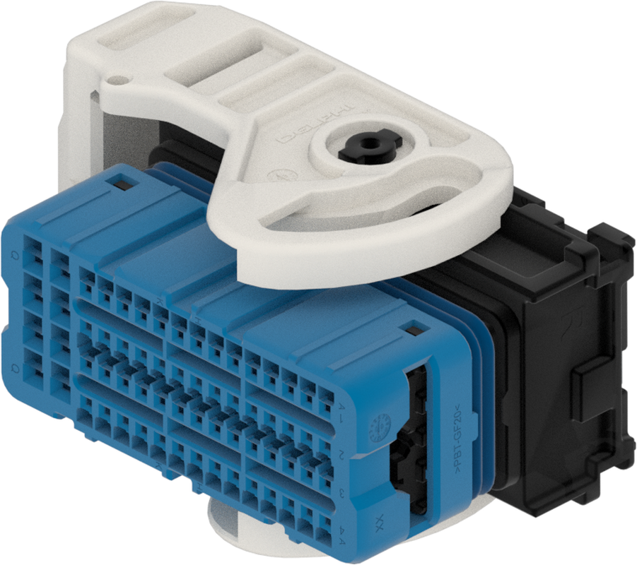 64 Way F FPT 1.5 MTS-B 0.64 Sealed Connector Blue-Dark