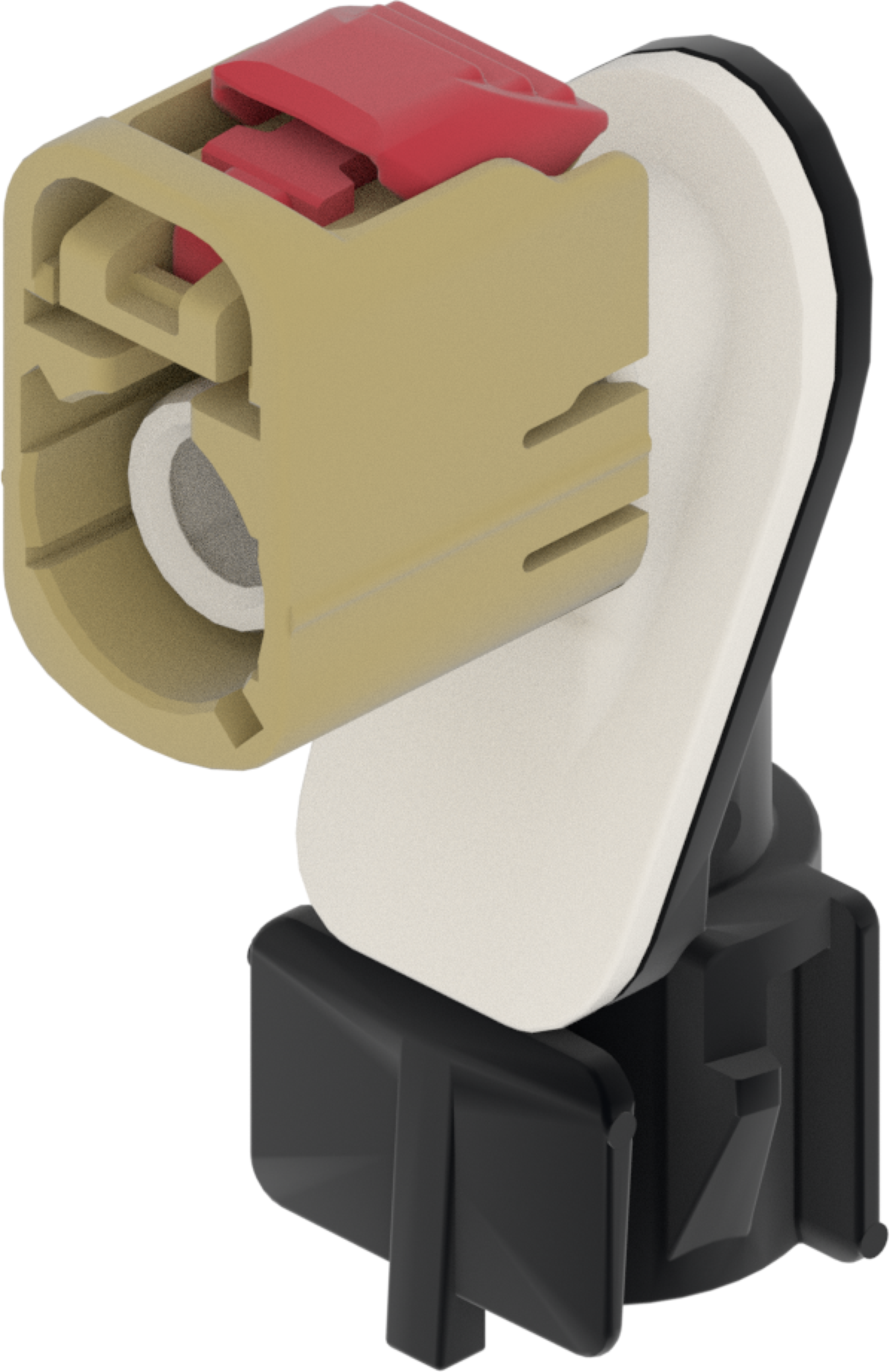 1 Port 1 Row Male Fakra Beige Code I