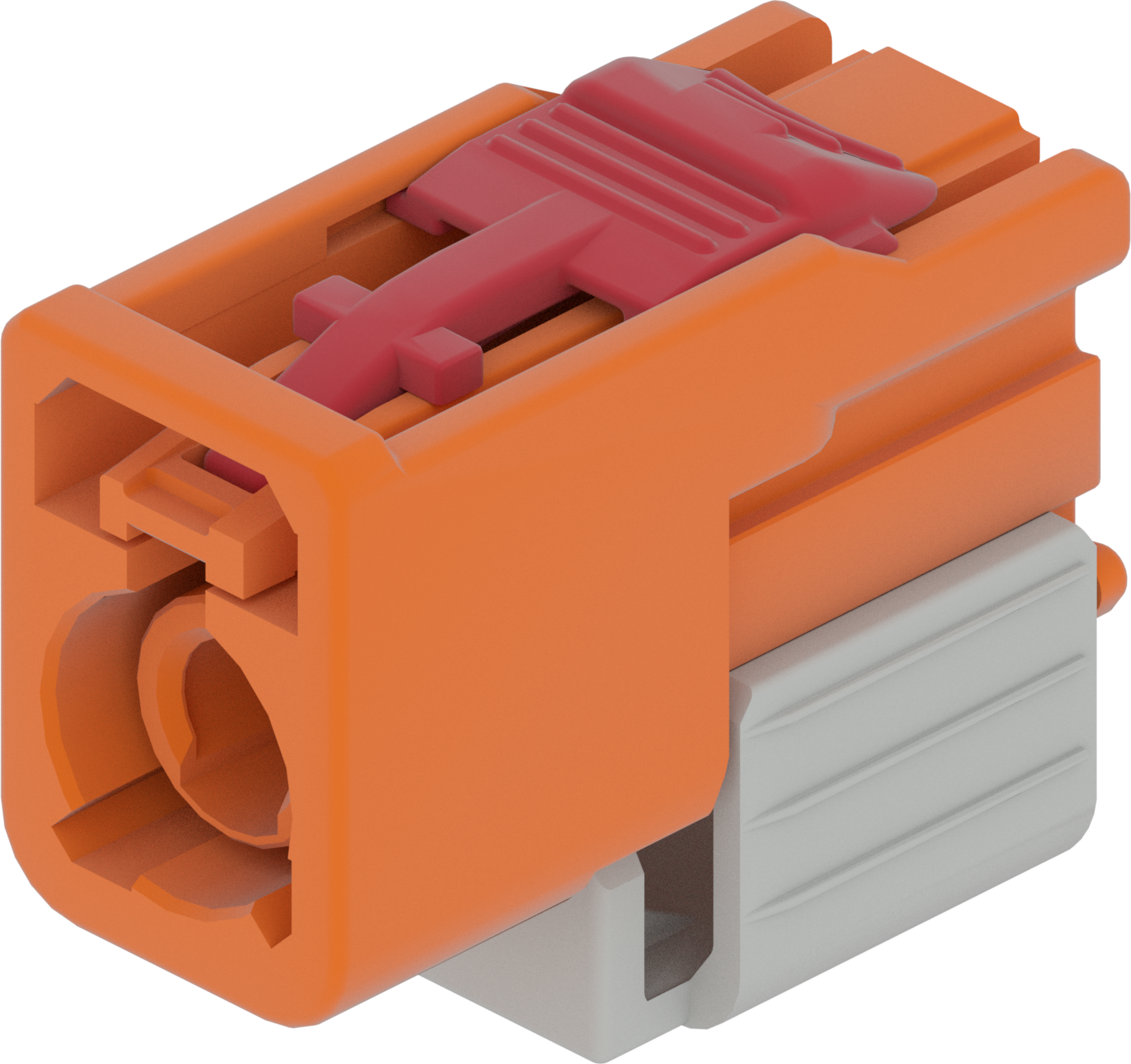 1 Port 1 Row Female Fakra Orange Light Code M