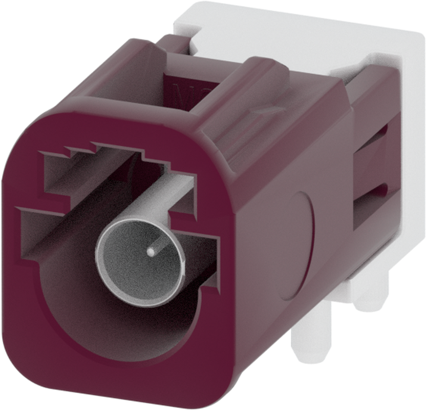 1 Port 1 Row MCA-B Male Mini Coax Claret Violet Code D