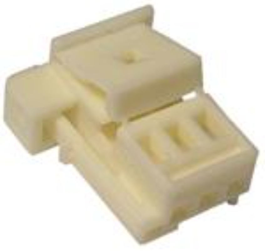 3 Way F MTS 0.64 Unsealed Connector Natural