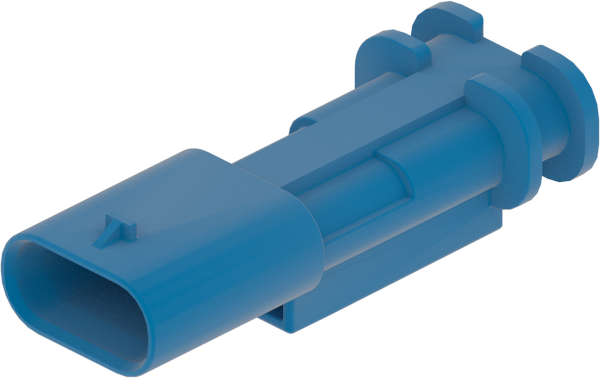 3 Way M CTS 1.2 Sealed Connector Royal Blue