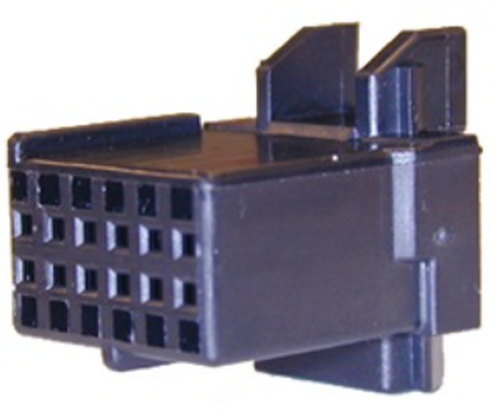 12 Way F MIC/P 1.0 Unsealed Connector Black