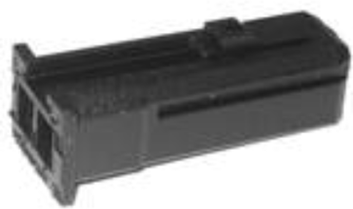 2 Way F DSQ 1.5 Unsealed Connector Black