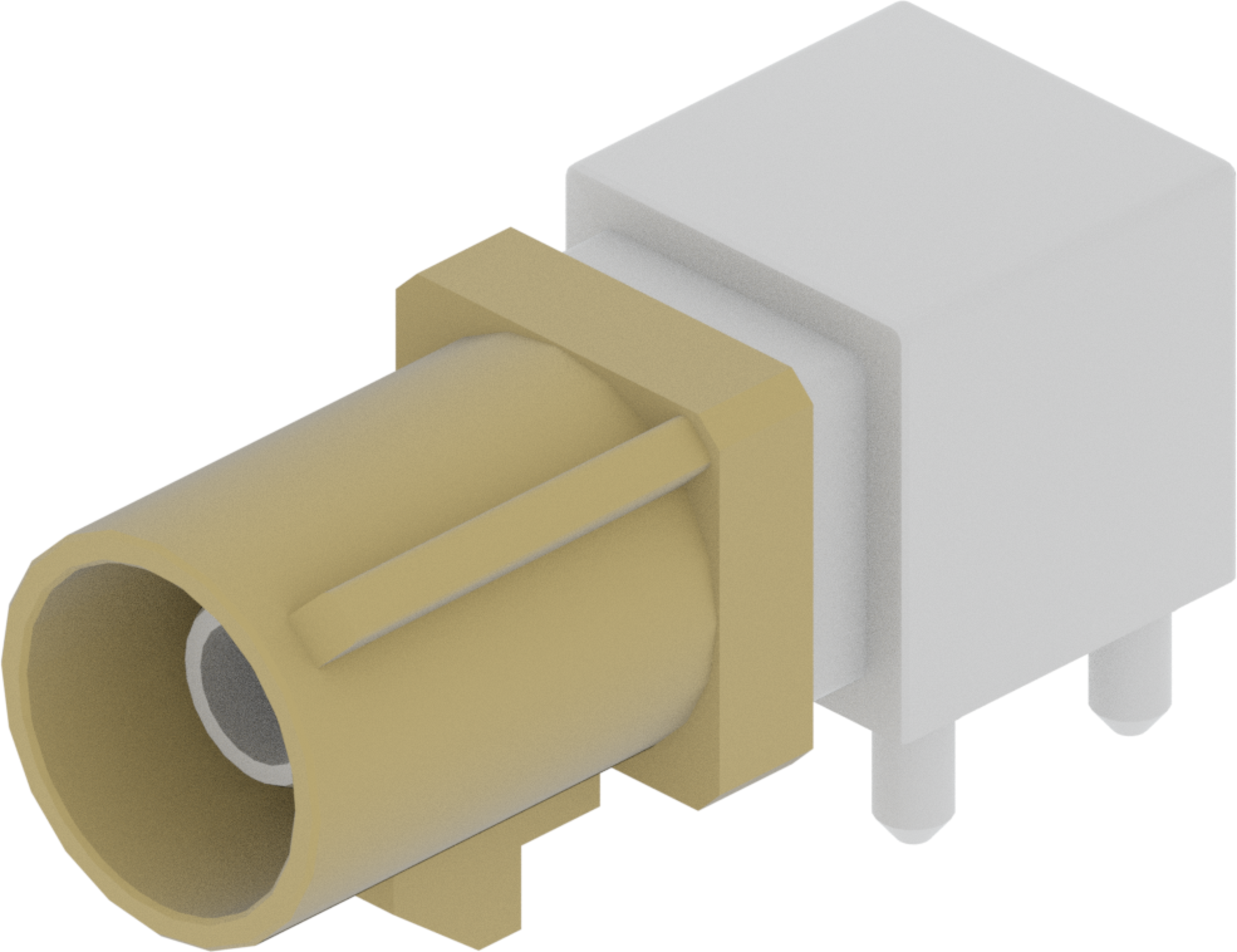 1 Port 1 Row Male Fakra Beige Code I