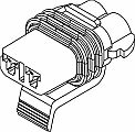 2 Way F MetriPack (M/P) 280 Sealed Connector Gray-Light