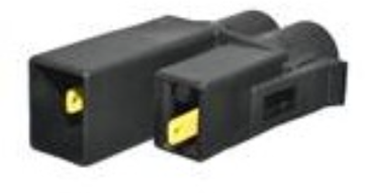 2 Way M/F DCS-1 9.5 Sealed Connector Black