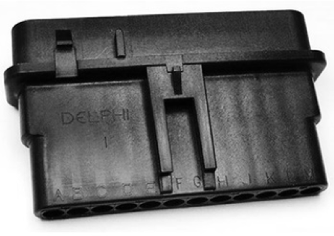 12 Way F GT 1.5 Sealed Connector Black