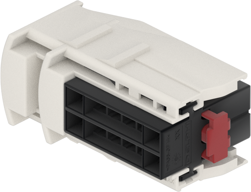12 Way Female MIXED Unsealed Connector Black