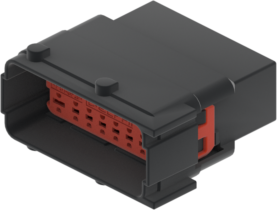 16 Way Male 1.5 2.8 MIXED Unsealed Connector Black