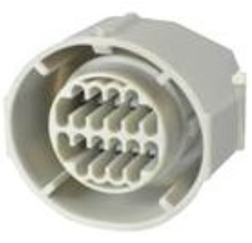20 Way F MIC/P 1.0 Sealed Connector Gray