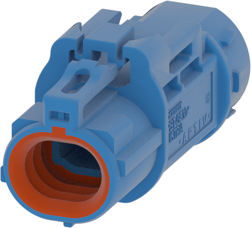 1 Port 1 Row Female H-MTD Light Blue Code C