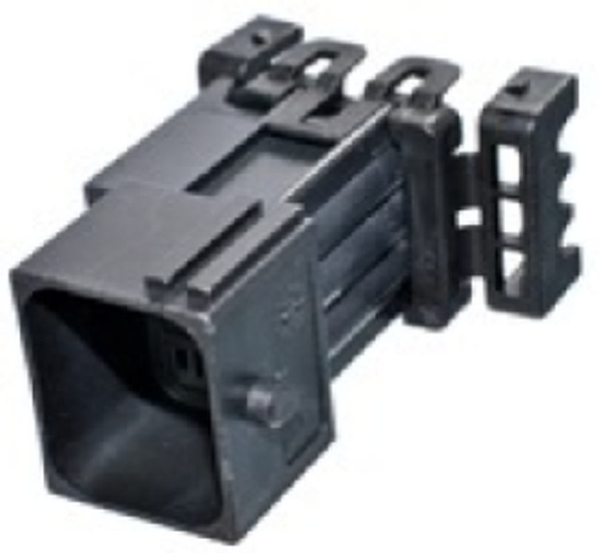 6 Way Male 2.8 DCS-2 Sealed Connector Black