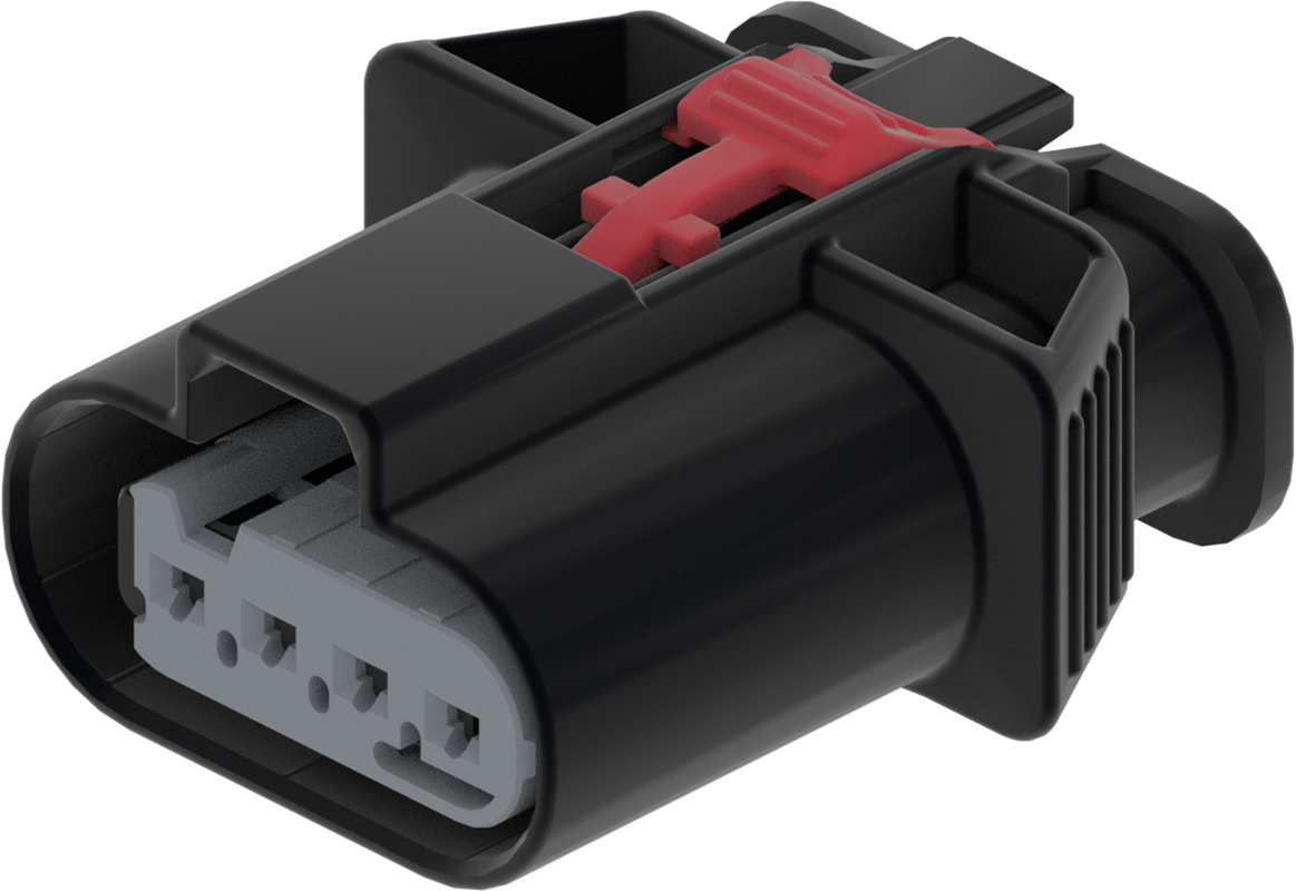 4 Way F CTS 1.2 Sealed Connector Black