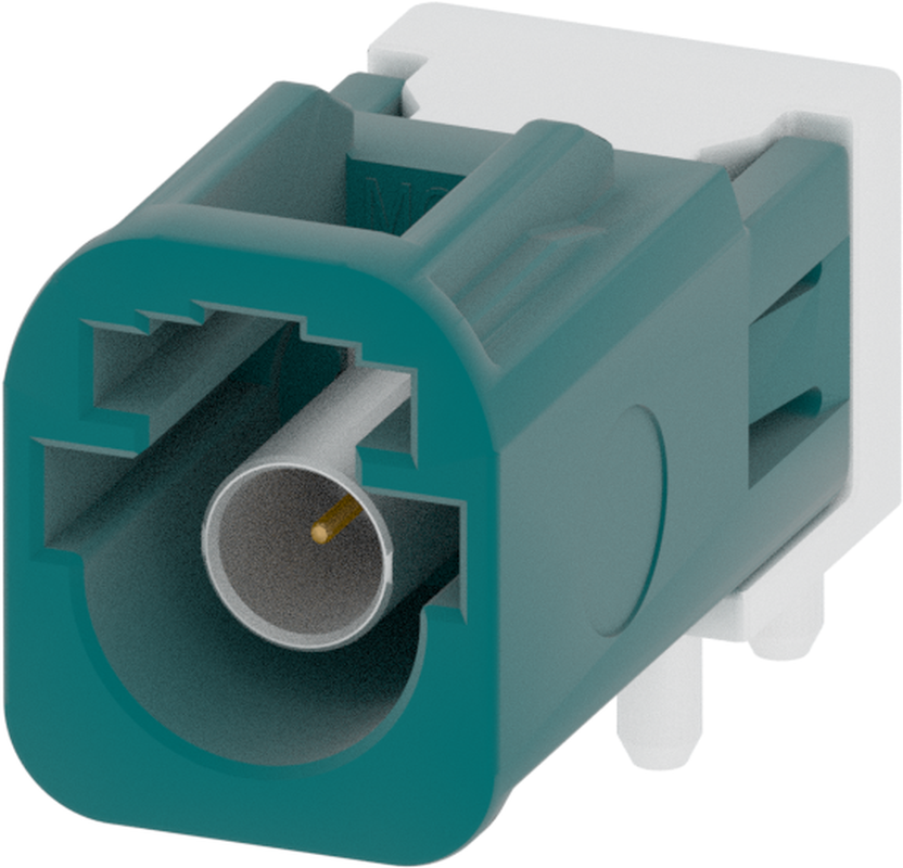 1 Port 1 Row MCA-B Male Mini Coax Water Blue Code Z