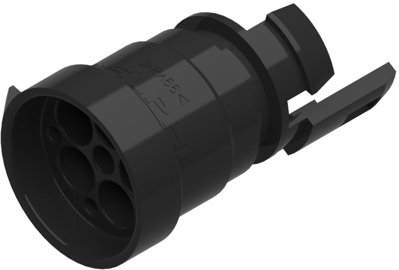 5 Way 2.6 W/P Unsealed Connector Coupling Black