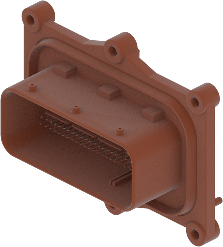 96 Way M OCS 1.2 Sealed Connector Brown