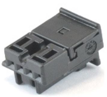 4 Way F Minitwin (MTS/DUO-TWIN) 0.64 Unsealed Connector Black