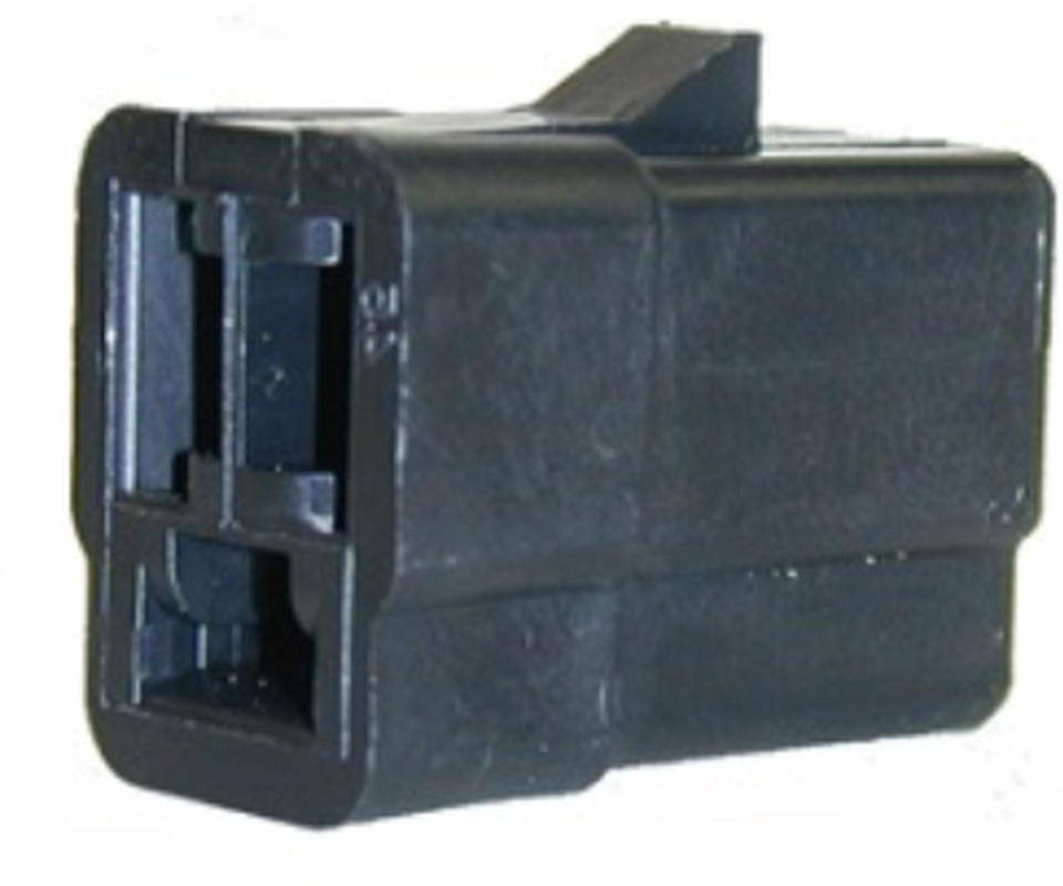 3 Way F 56 SERIES 6.3 Unsealed Connector Black