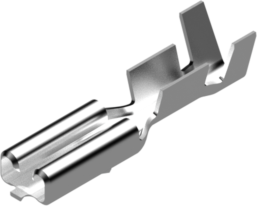 2.8 Female FLAT Locking Lance UnSealed Terminal Cross Sec (0.5 - 1 mm²)