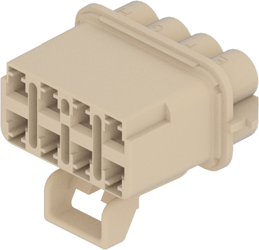 8 Way F MetriPack (M/P) 2.8 Sealed Connector Cream