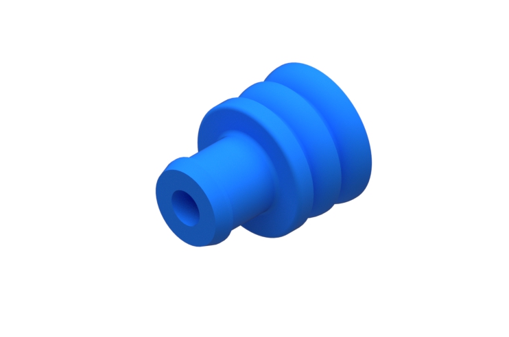 SEAL CBL 1W CAVITY PLUG BLU